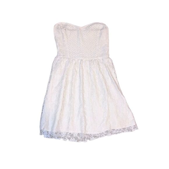 Hollister Sweetheart Strapless Lace Dress - Picture 1 of 10